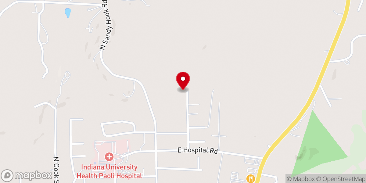 Map showing location of New Hope Christian Church