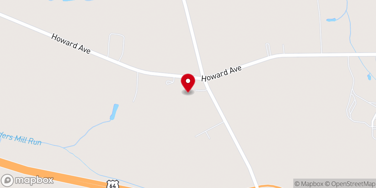 Map showing location of Oak Grove Retreat