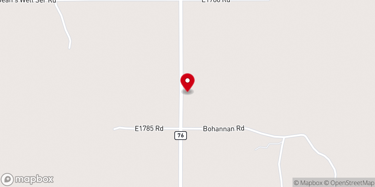 Map showing location of United Church