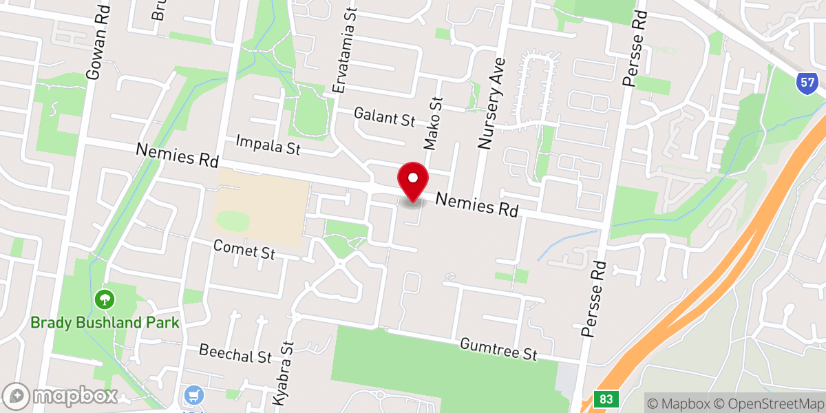Map showing location of Runcorn Christian Church, Brisbane, Australia