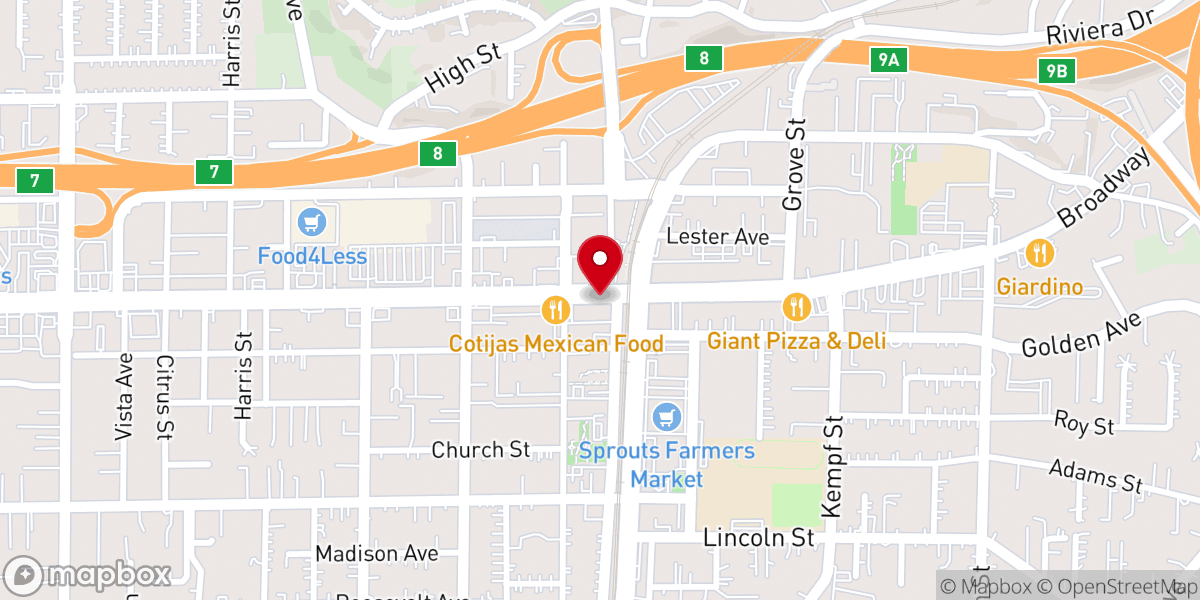 Map showing location of Arms of God Ministry