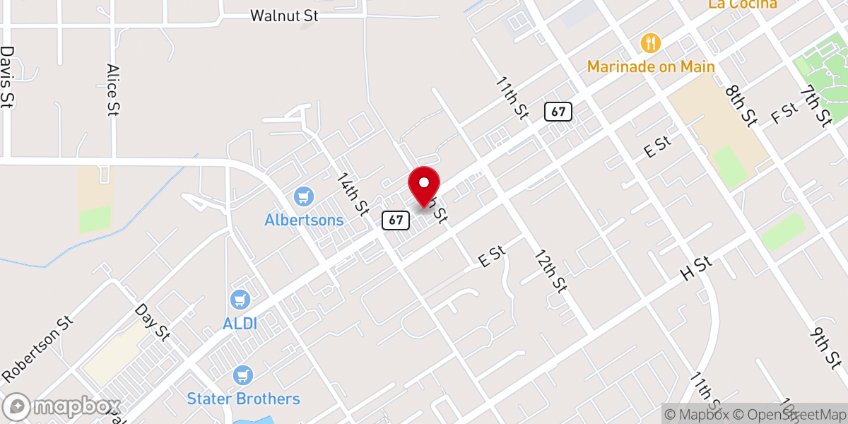 Map showing location of Ramona Sentinel
