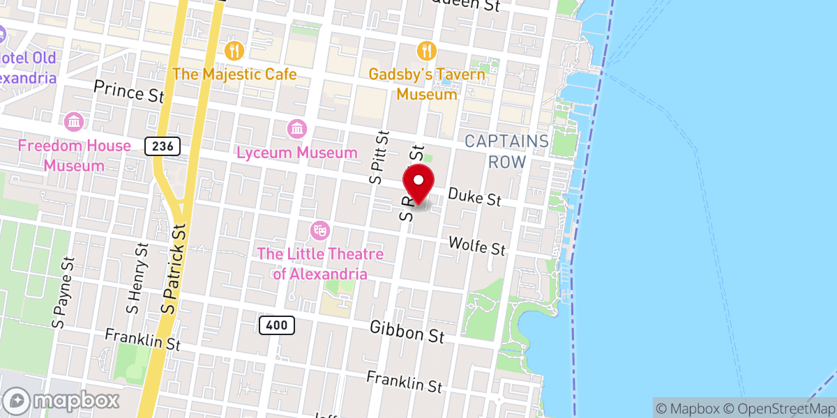 Map showing location of The Basilica of Saint Mary