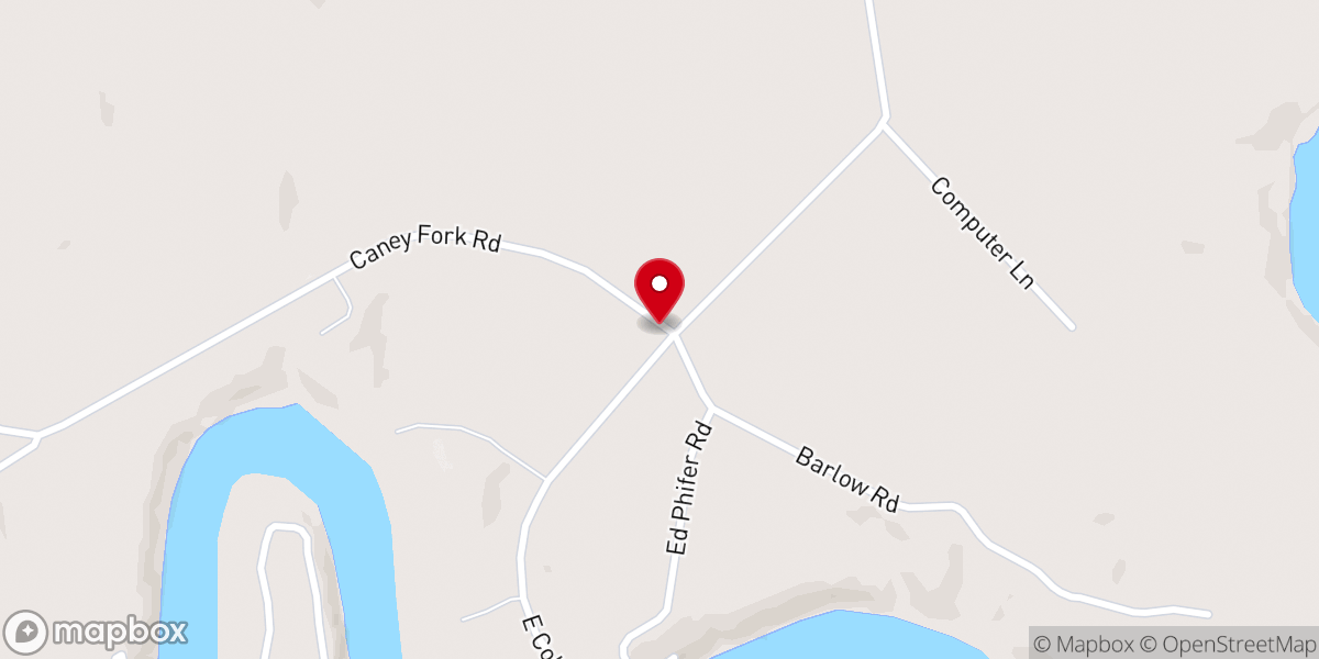 Map showing location of Old Country Church