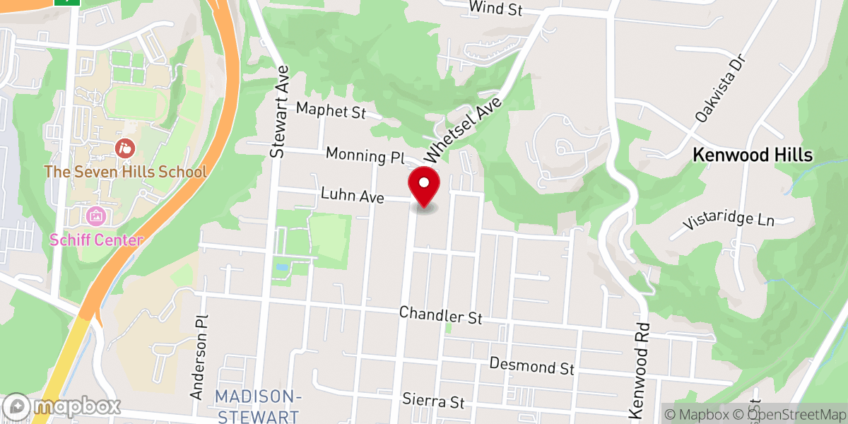 Map showing location of Second Unity Baptist Church