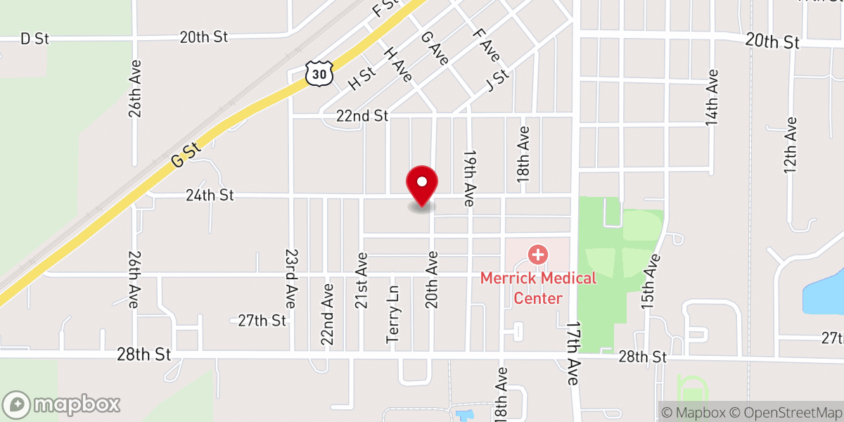 Map showing location of Saint Michaels Catholic Church
