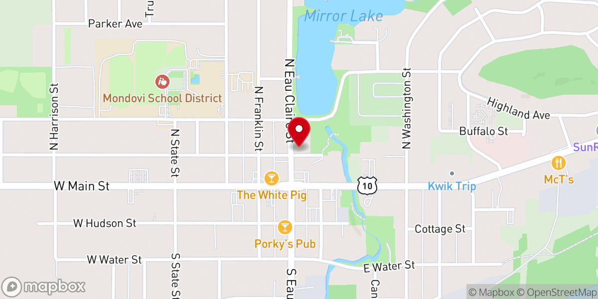 Map showing location of Our Savior's United Methodist Church