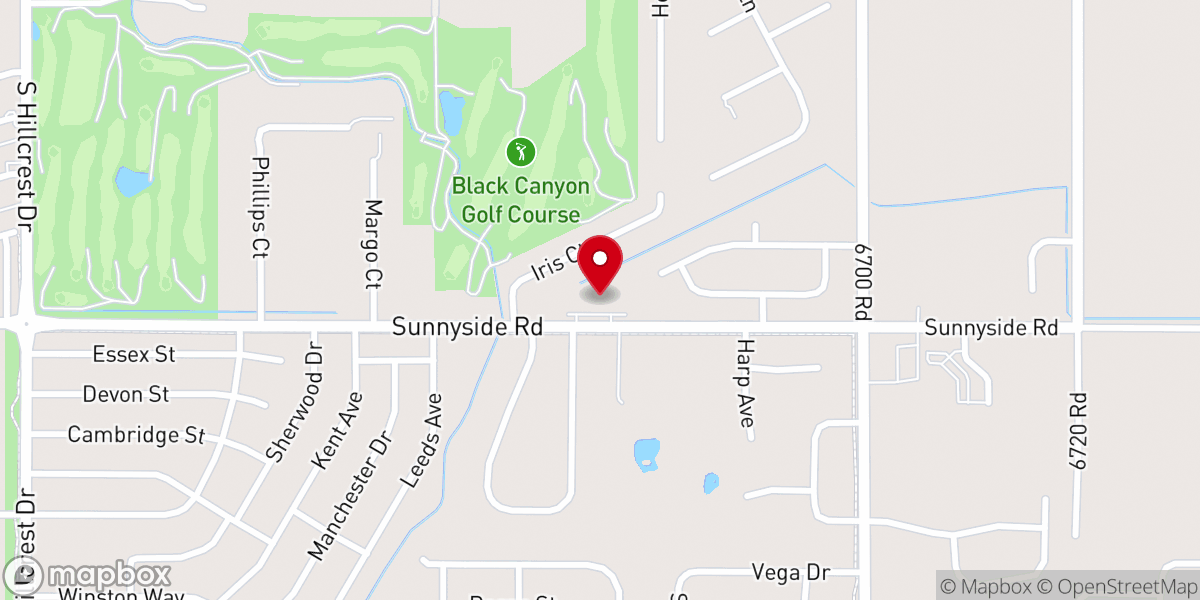Map showing location of Trinity Reformed Presbyterian Church