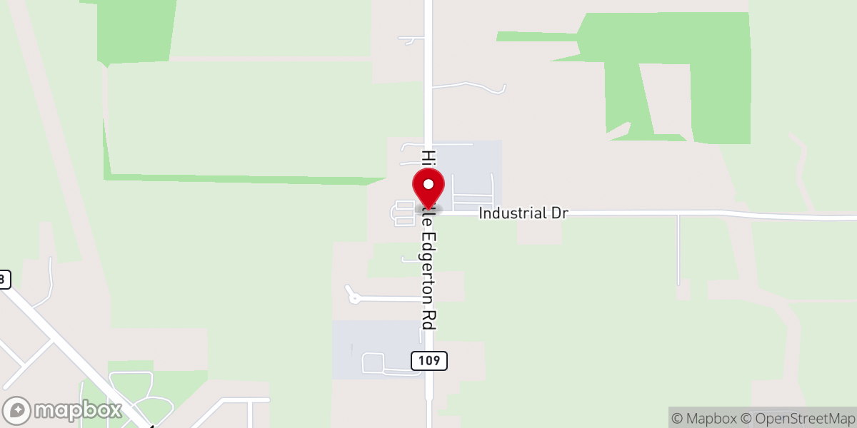 Map showing location of Empower Church