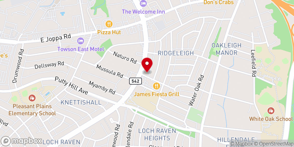 Map showing location of Power of Grace Fellowship