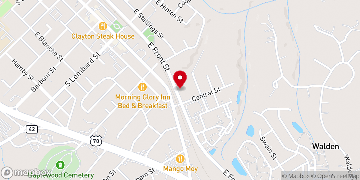 Map showing location of Higher Heights Church Of God