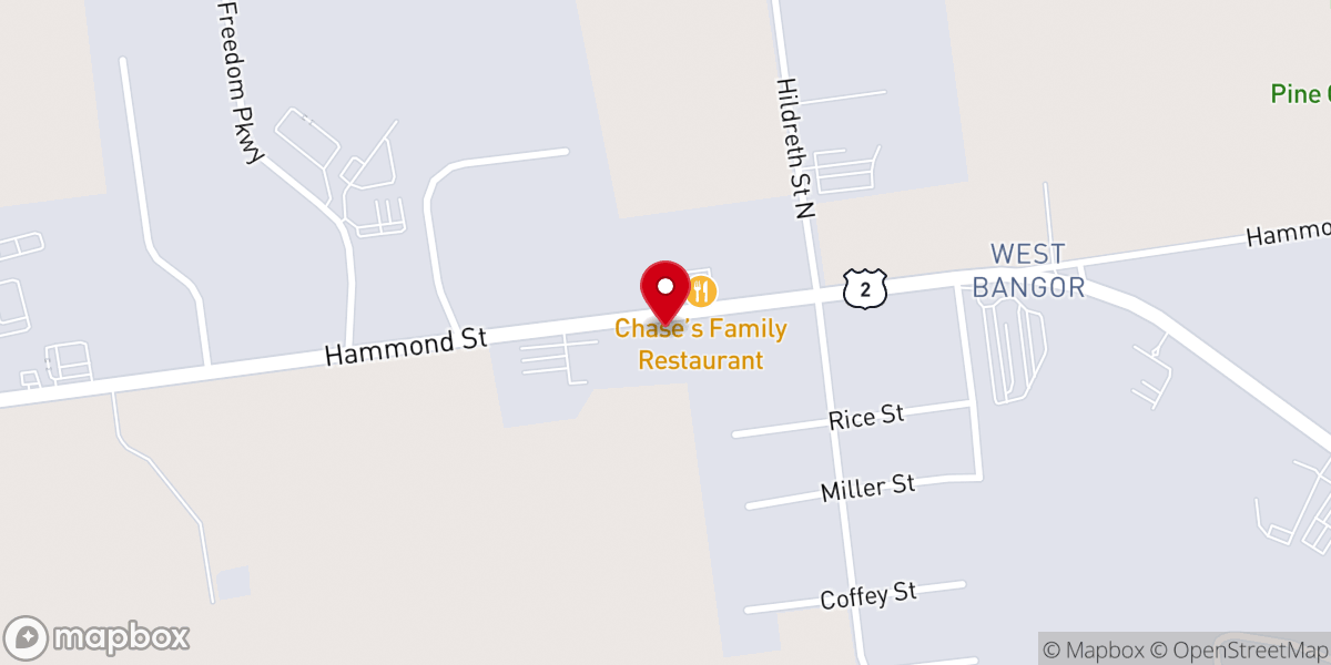 Map showing location of New Beginnings Church