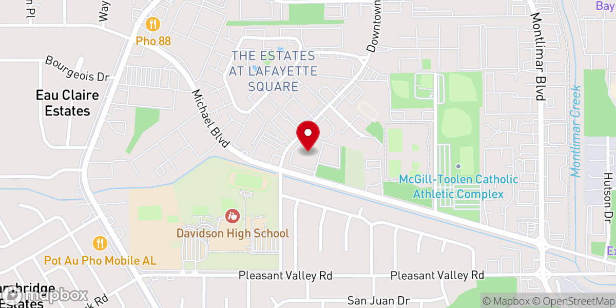 Map showing location of Mars Hill Church