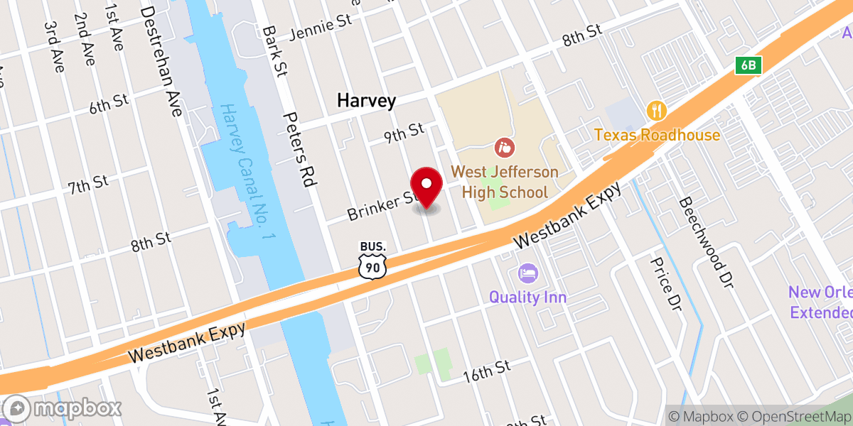 Map showing location of St Paul Spiritual Church