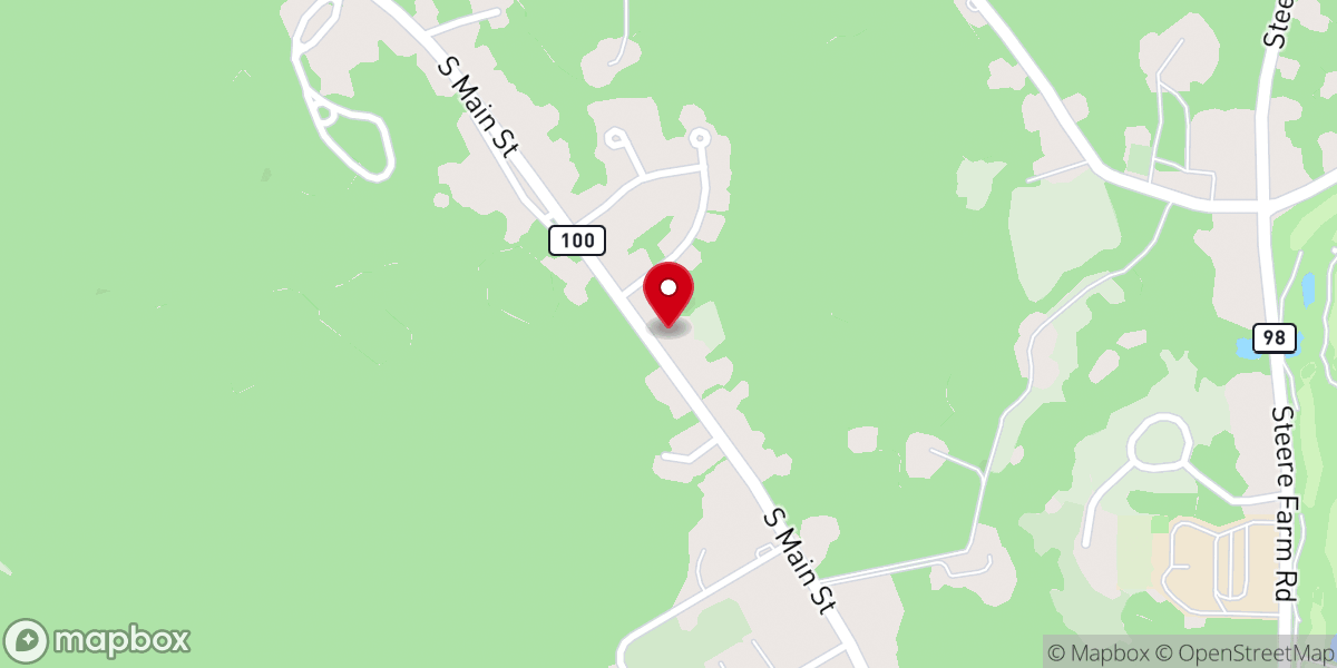 Map showing location of Burrilville Apolistic Church