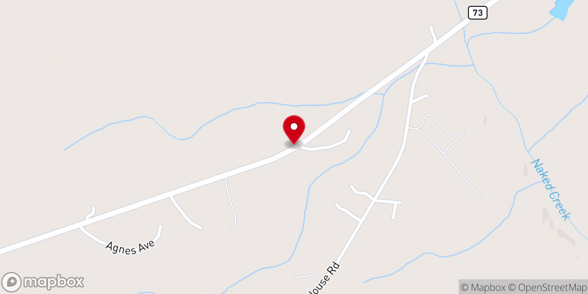 Map showing location of St Joseph Bible Church of God