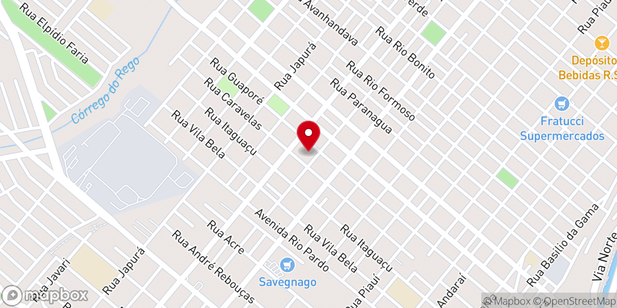 Map showing location of Paróquia Santo Antônio Maria Claret e Santo Antônio de Sant´Ana Galvão