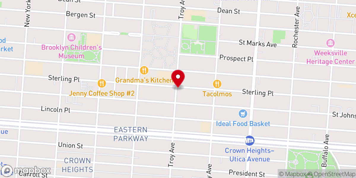 Map showing location of Open Door Church of God In Christ. Pastor Spencer Sims
