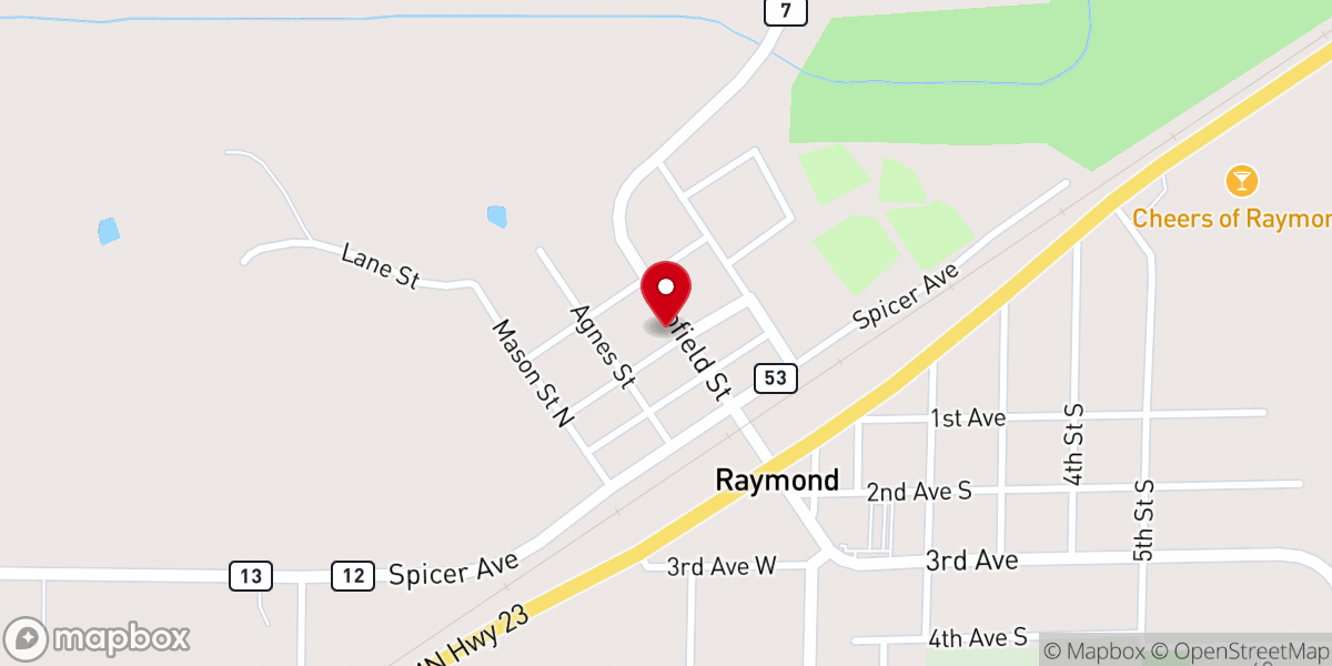 Map showing location of Wilcox Phyllis
