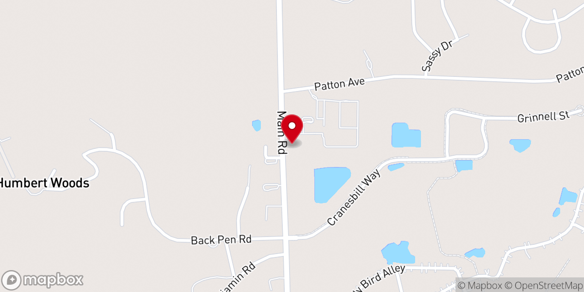 Map showing location of Bethlehem Saint James United Methodist Church