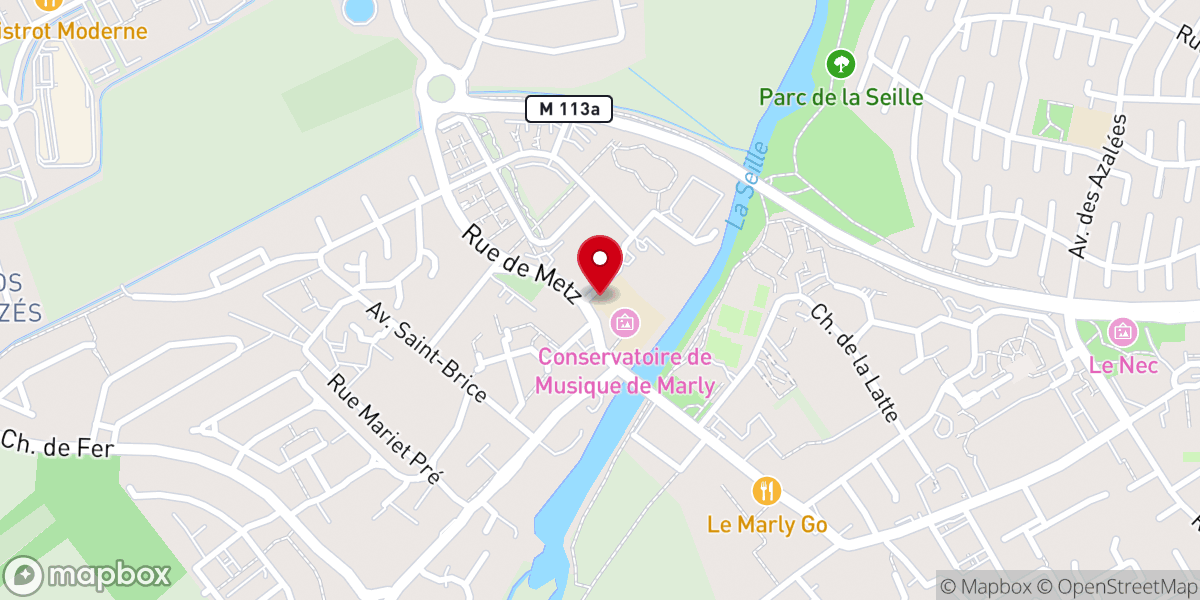 Map showing location of Presbytère Catholique Eglise Saint Brice