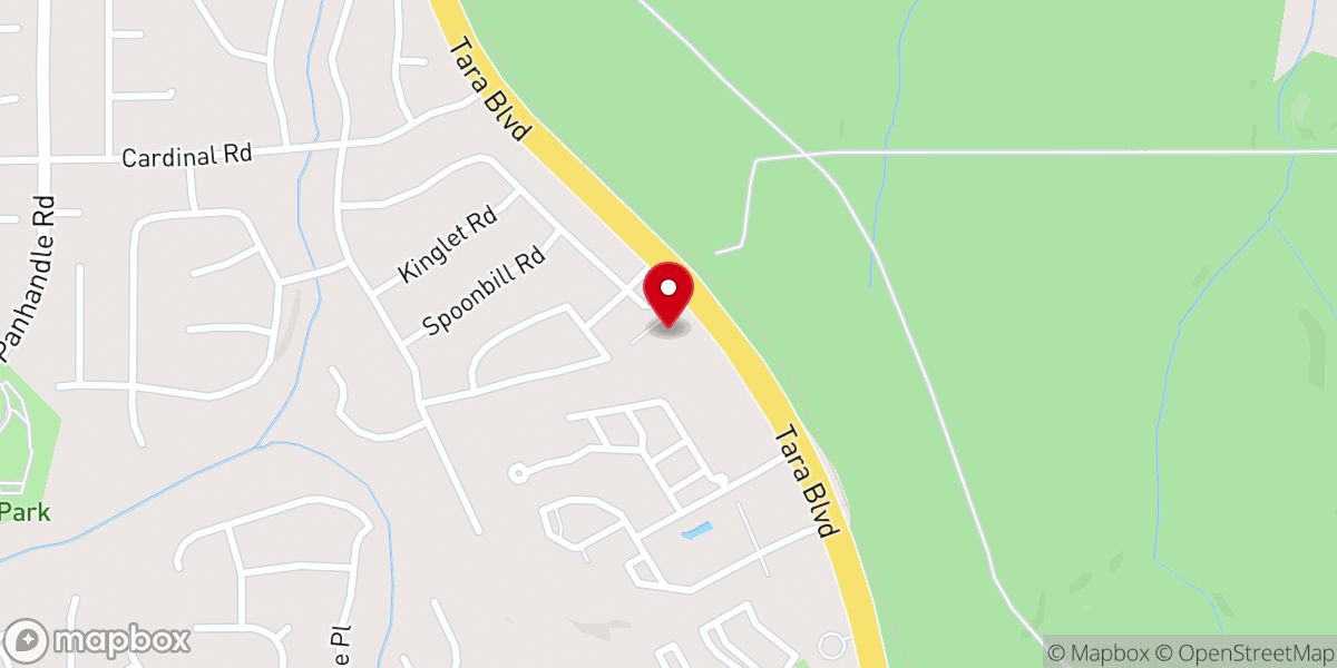 Map showing location of Trinity Community Church