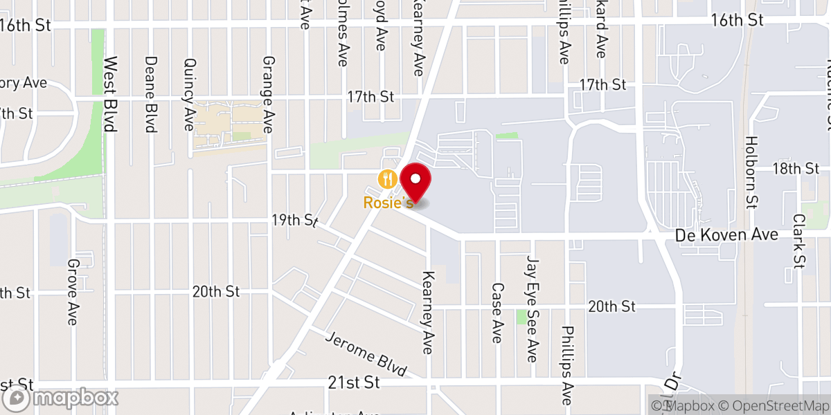 Map showing location of Racine Interfaith Coalition
