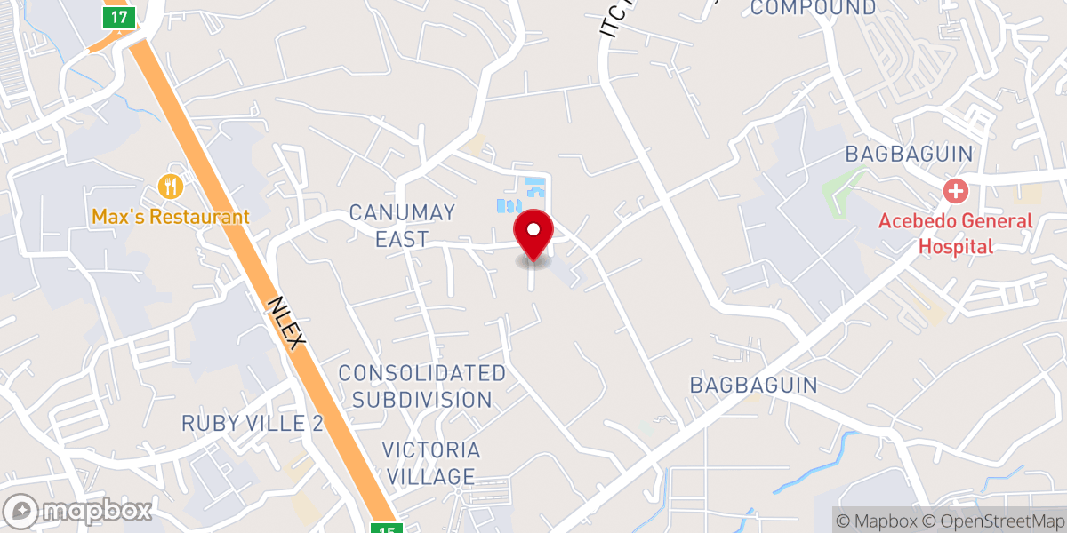 Map showing location of Shield Of Faith Baptist Church- Canumay East