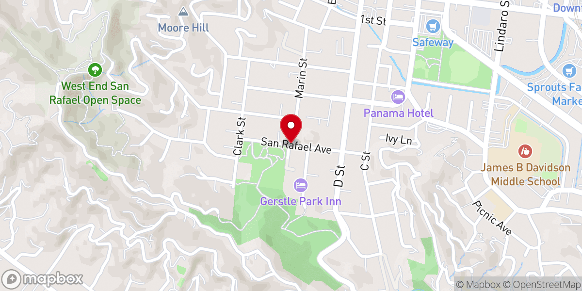 Map showing location of Iglesia Cristiana Rey de Reyes