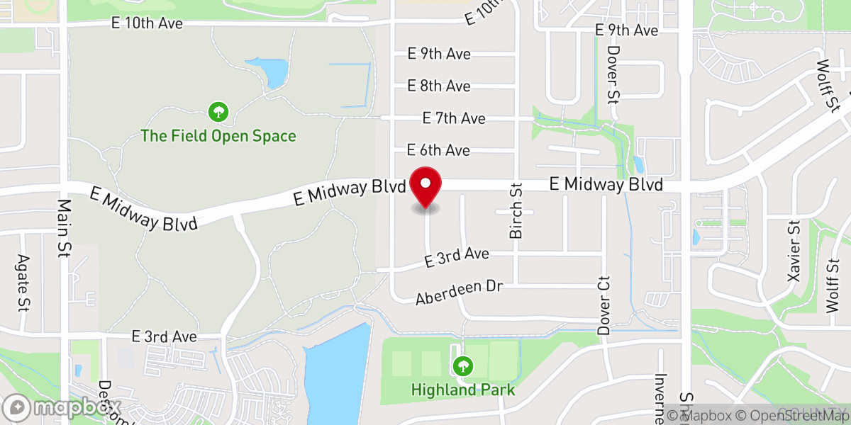 Map showing location of Holy Spirit Church Anglican