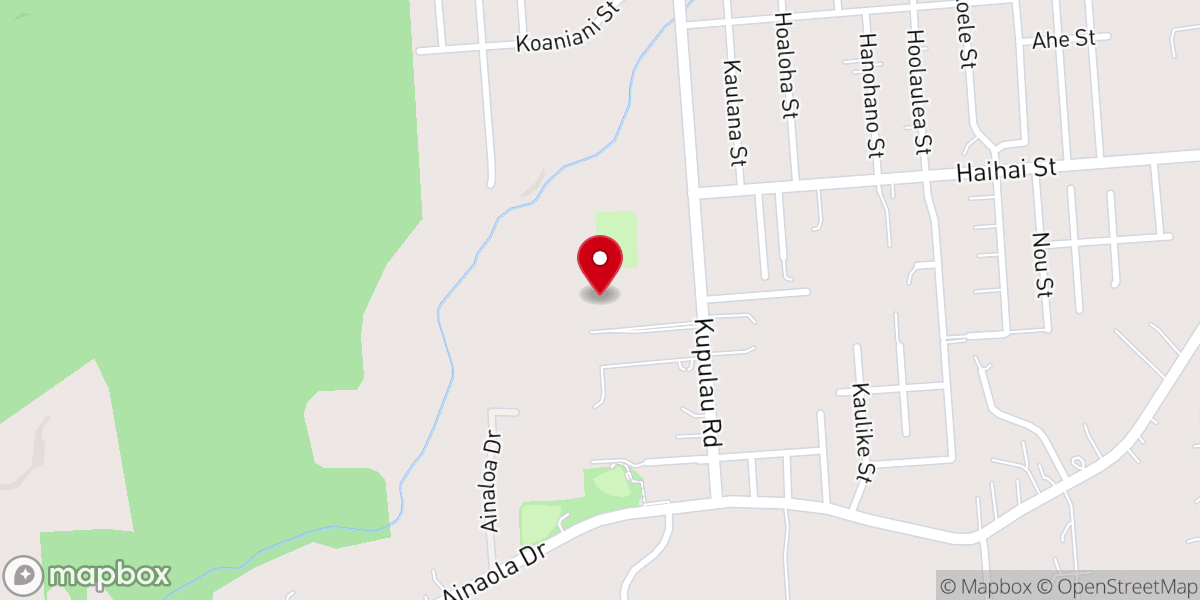 Map showing location of New Hope Hilo Hawaii