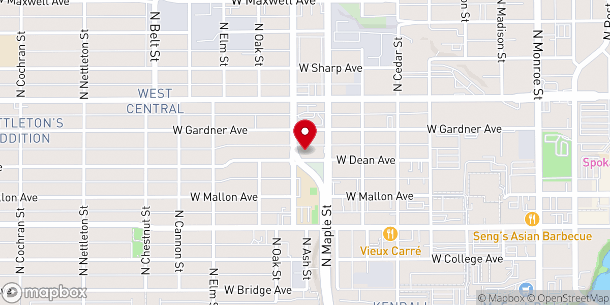 Map showing location of Mosaic Ministries
