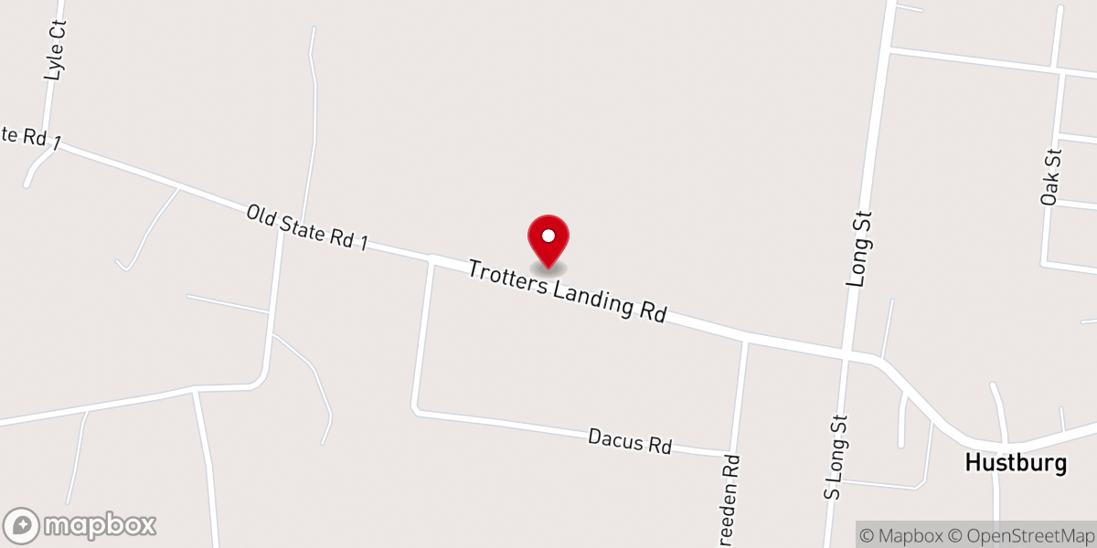 Map showing location of Hustburg Assembly of God