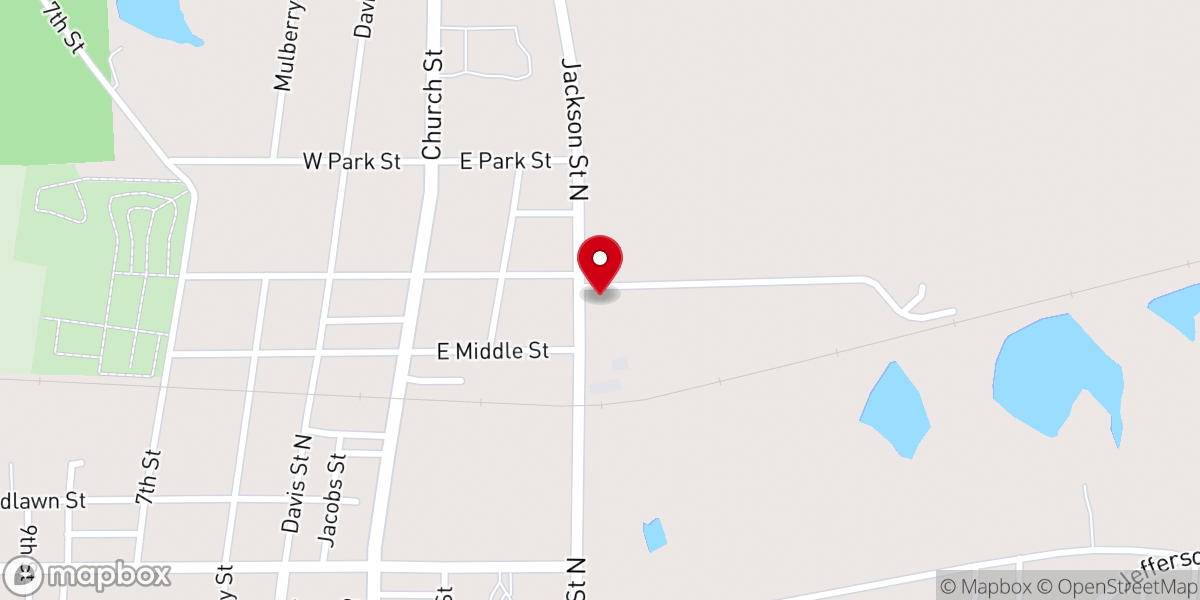 Map showing location of Full Gospel House of Prayer