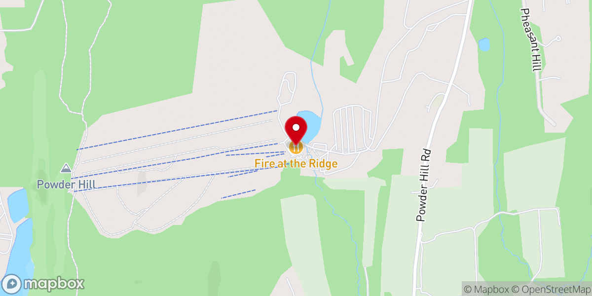 Map showing location of Powder Ridge Mountain Park & Resort CT
