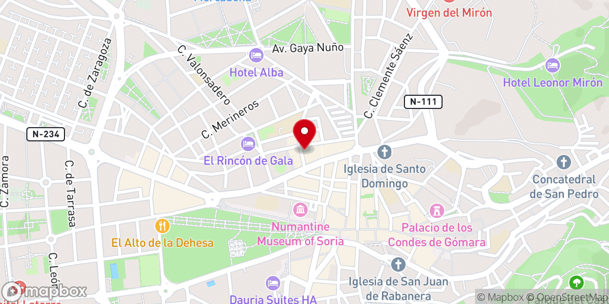 Map showing location of Gollum - La Mansión del Disfraz