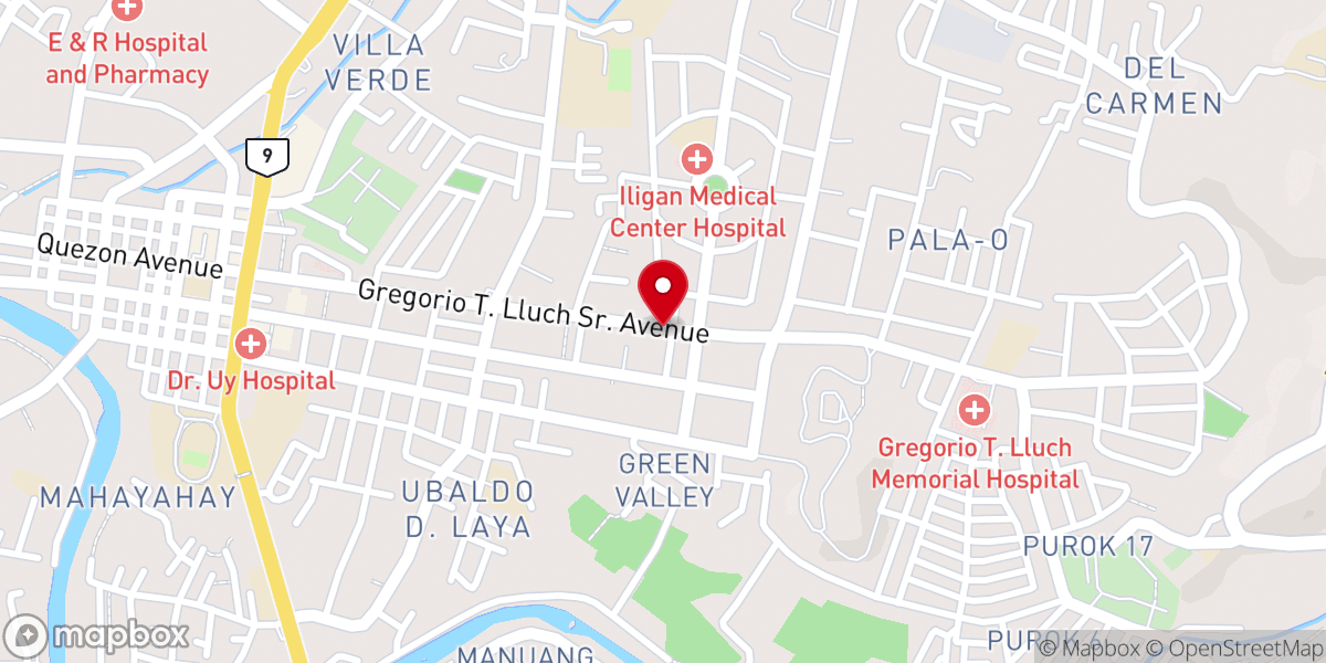 Map showing location of Amazing Grace - Fountain of Life Ministry