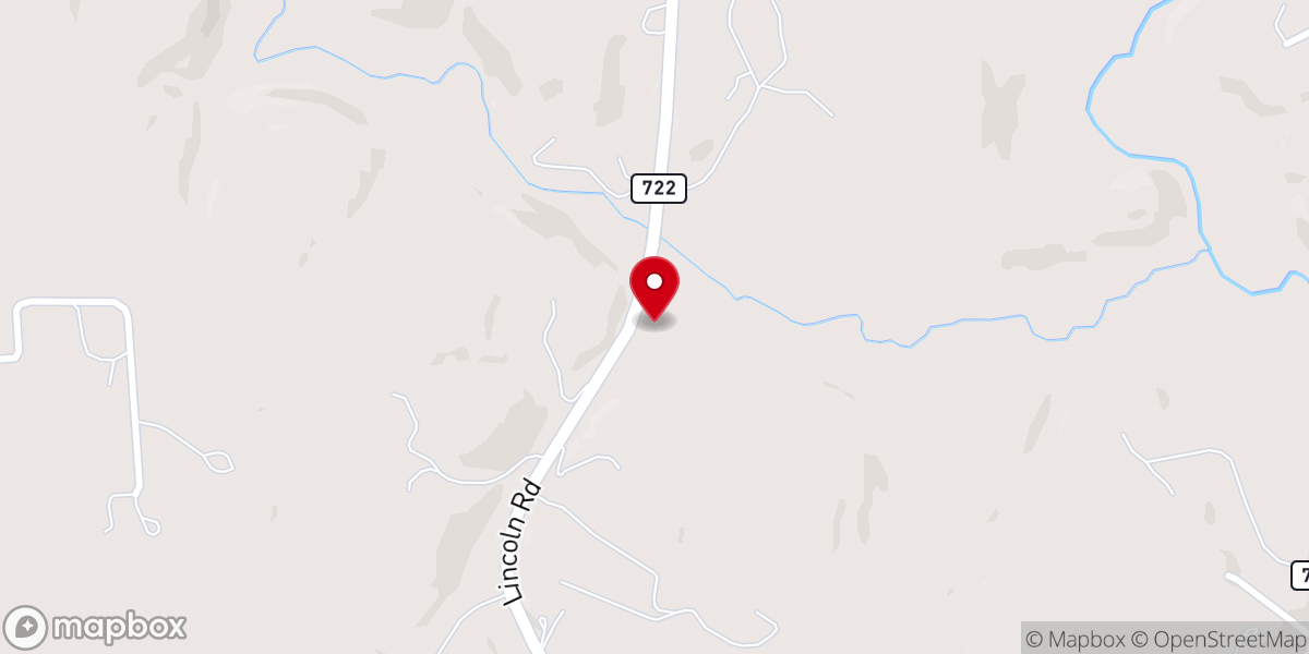 Map showing location of Endhardt Vineyards