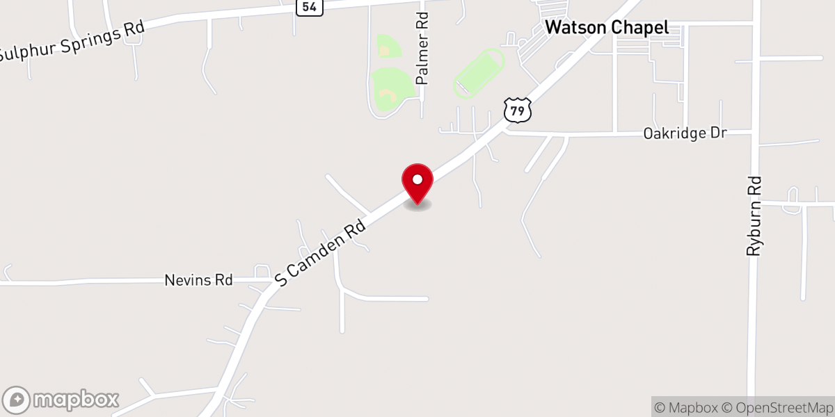 Map showing location of Hwy 79 South Church Of Christ