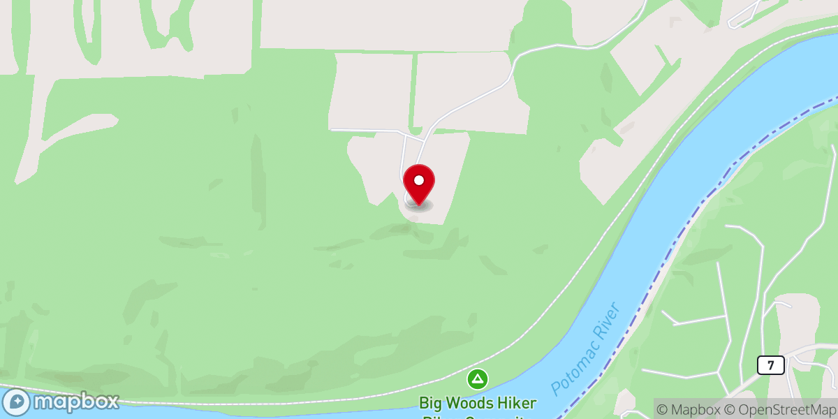 Map showing location of Shepherd's Spring Retreat, Global Village & Camp Center