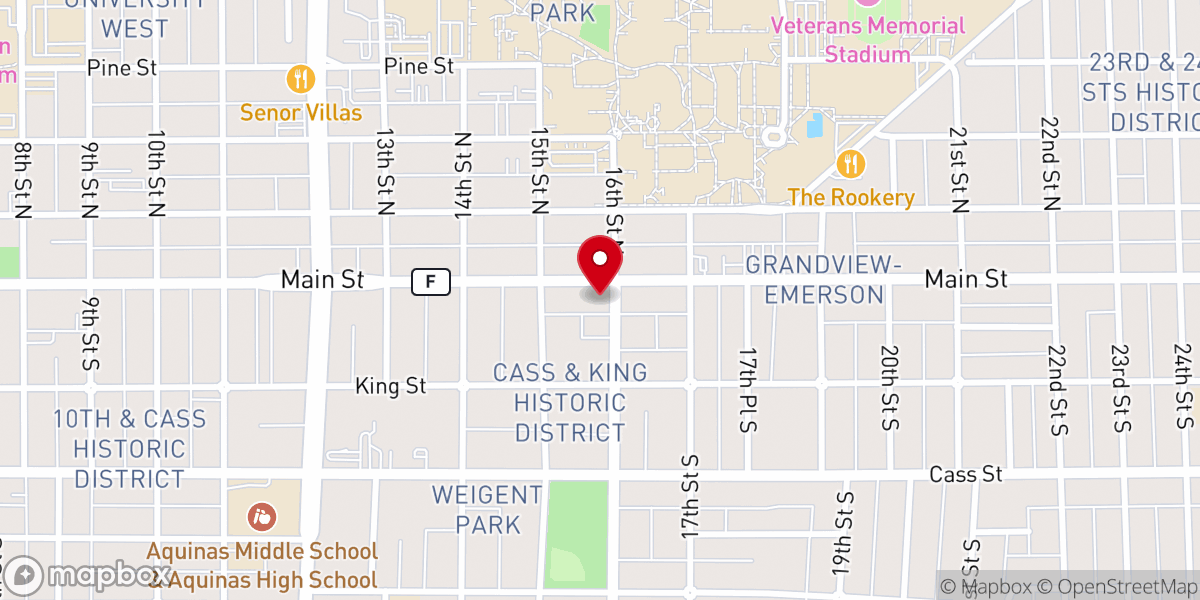 Map showing location of Wisc Lutheran Chapel