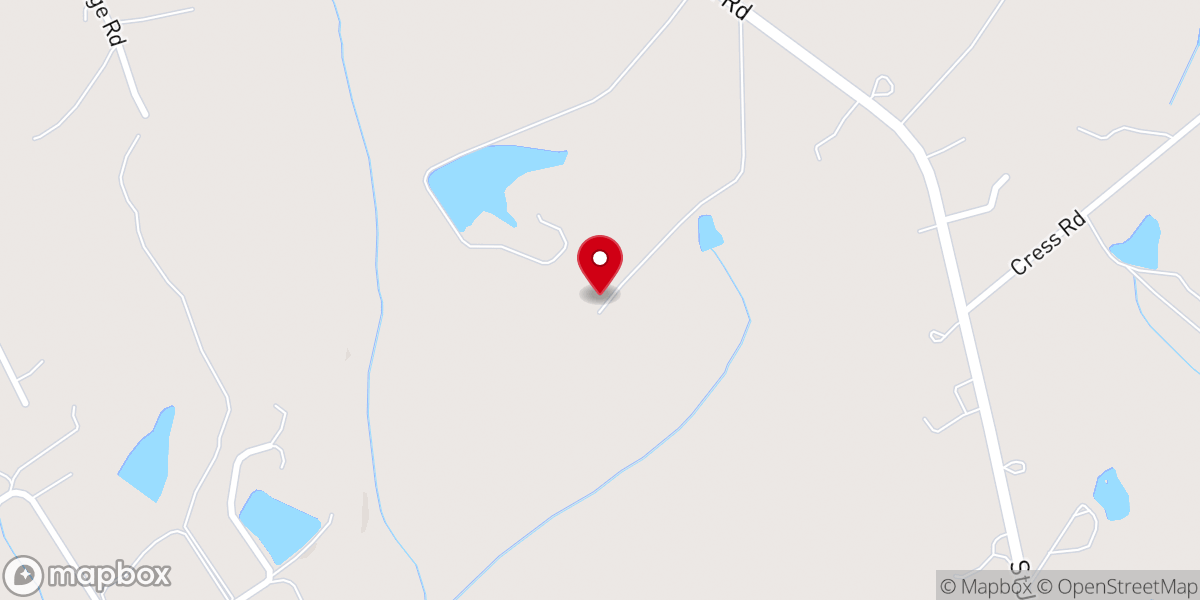 Map showing location of Green Leaf Farms
