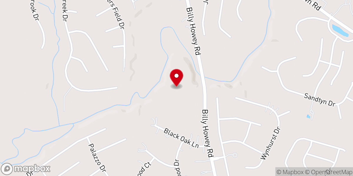 Map showing location of The Bluffs at Wesley Chapel