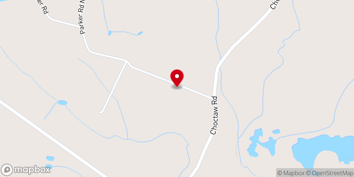 Map showing location of Isabel Baptist Church