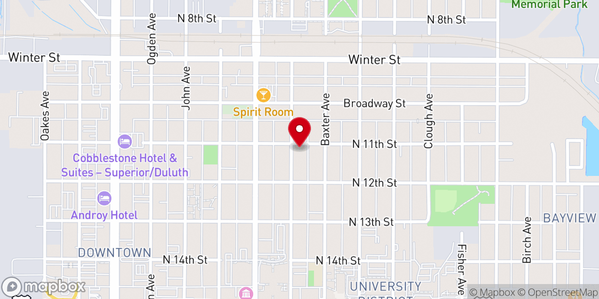 Map showing location of Apostolic Faith Assembly