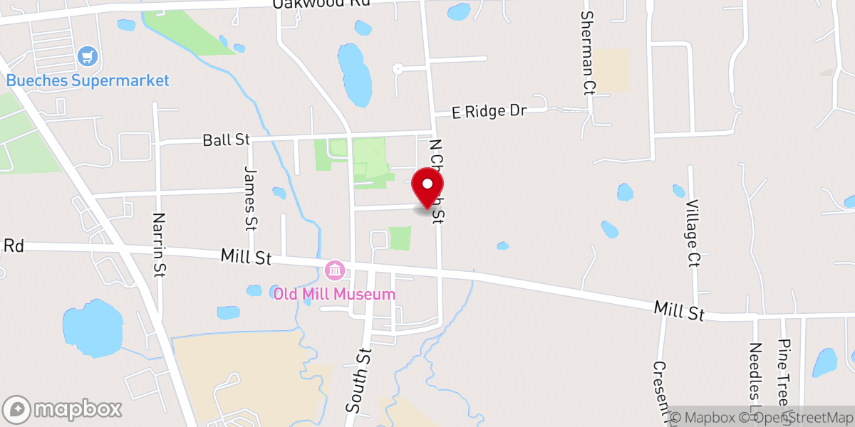 Map showing location of The Village Church of Ortonville