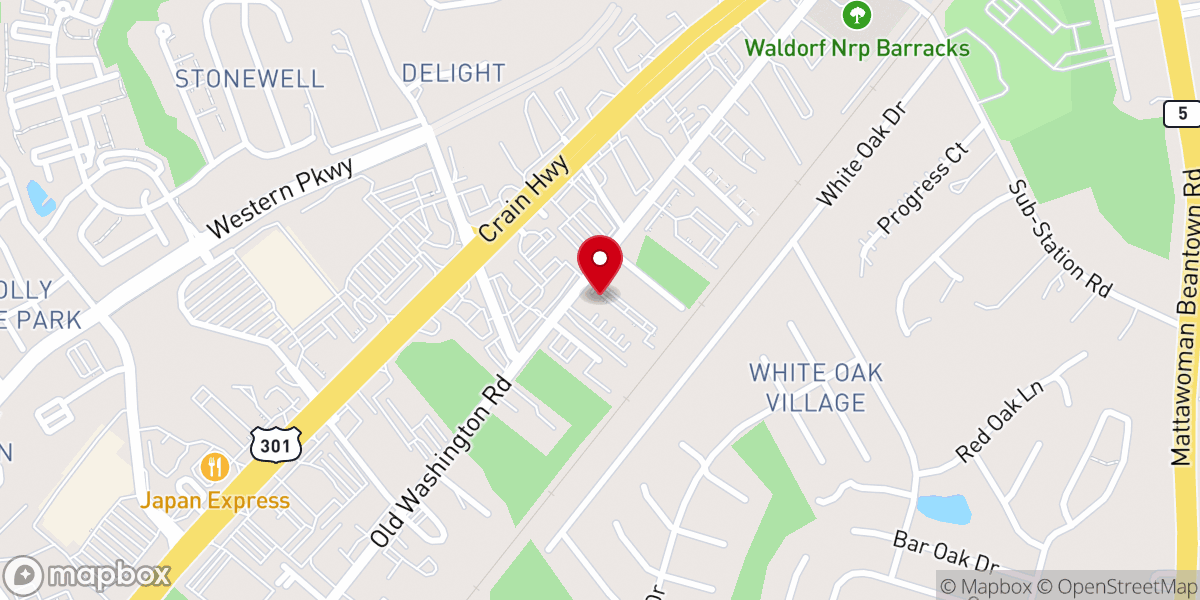 Map showing location of Powerhouse Church Of God