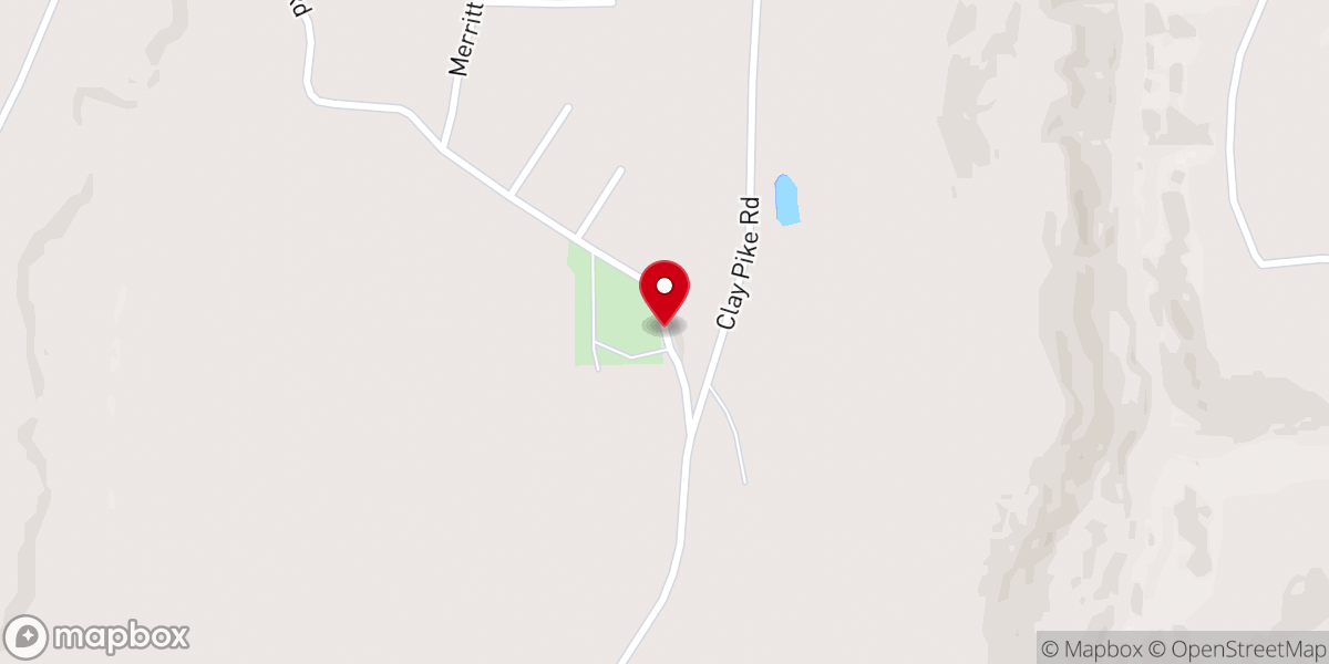 Map showing location of Bethel United Presbyterian Church