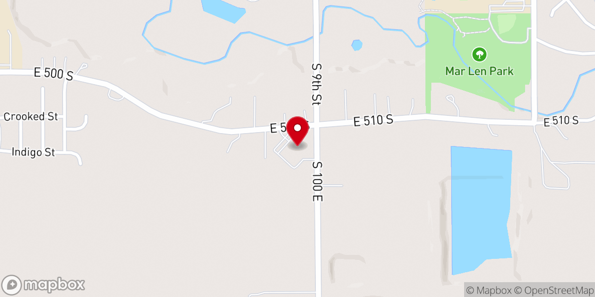 Map showing location of Sunrise Christian Reformed Church