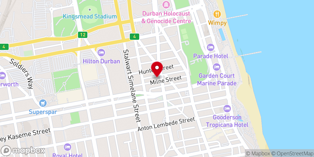 Map showing location of St Michael's Lutheran Church